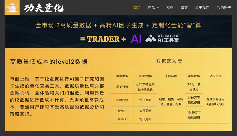 功夫量化